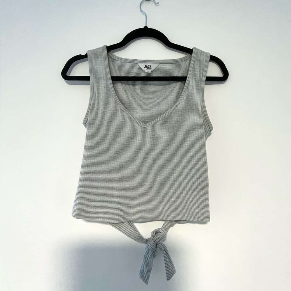 Jack by bb Dakota crop tie back tank
